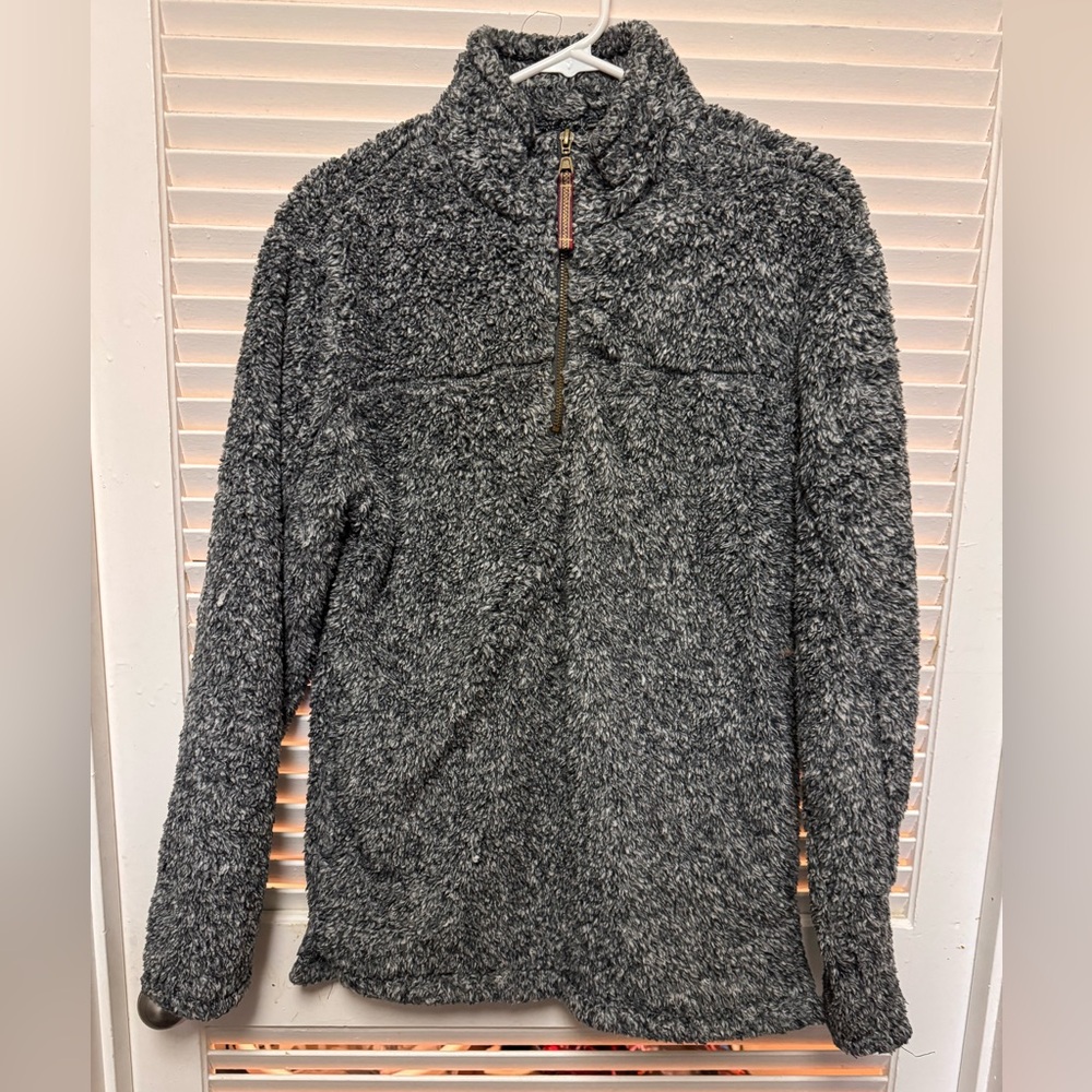 Alpine Sherpa sweatshirt men's small Quarter Zip